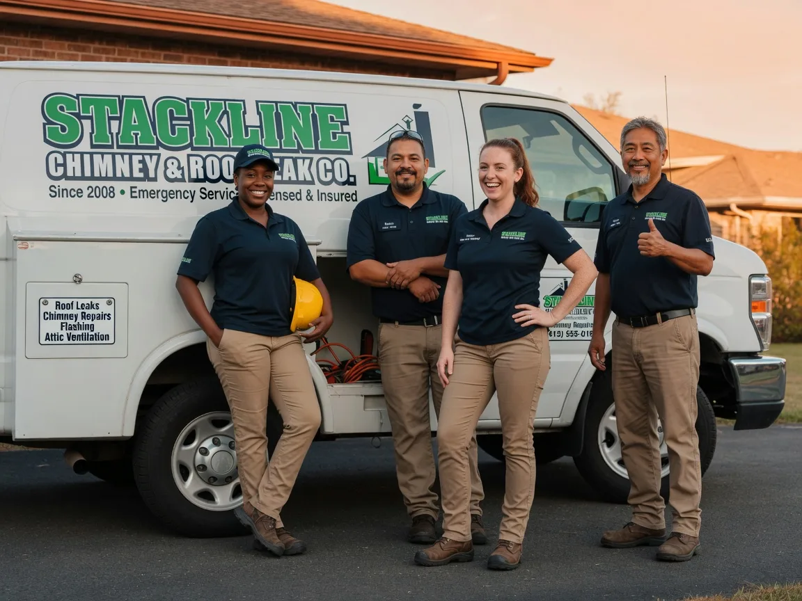 Chimney flashing repair company in Elton, PA